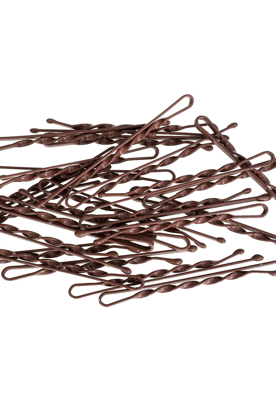 Bobby Pins gedreht (24 Stück | braun | 5cm) für ultimativen Halt - HAARallerliebst