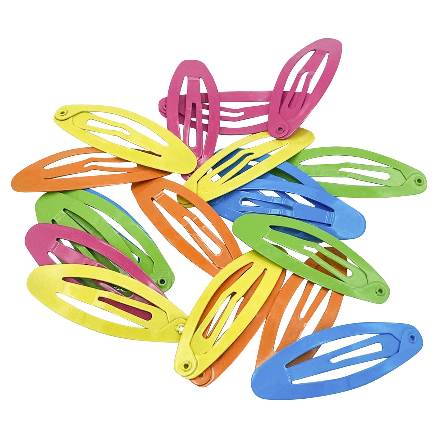 Haarspangen Oval (20 Stück | bunt | 48mm) - HAARallerliebst