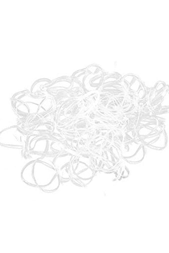 Mini Haargummis (250 Stück | transparent | 1cm) - HAARallerliebst