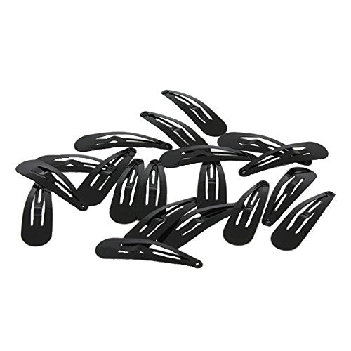 Schwarze Haarspange (klein | 20 Stück | 39mm) - HAARallerliebst
