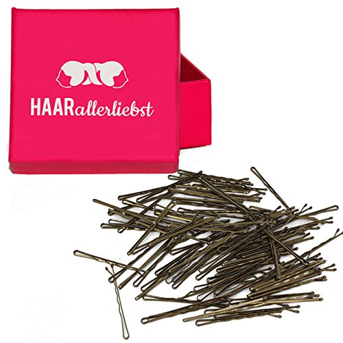Bobby Pins (gold | 50 Stück | 5cm) - HAARallerliebst