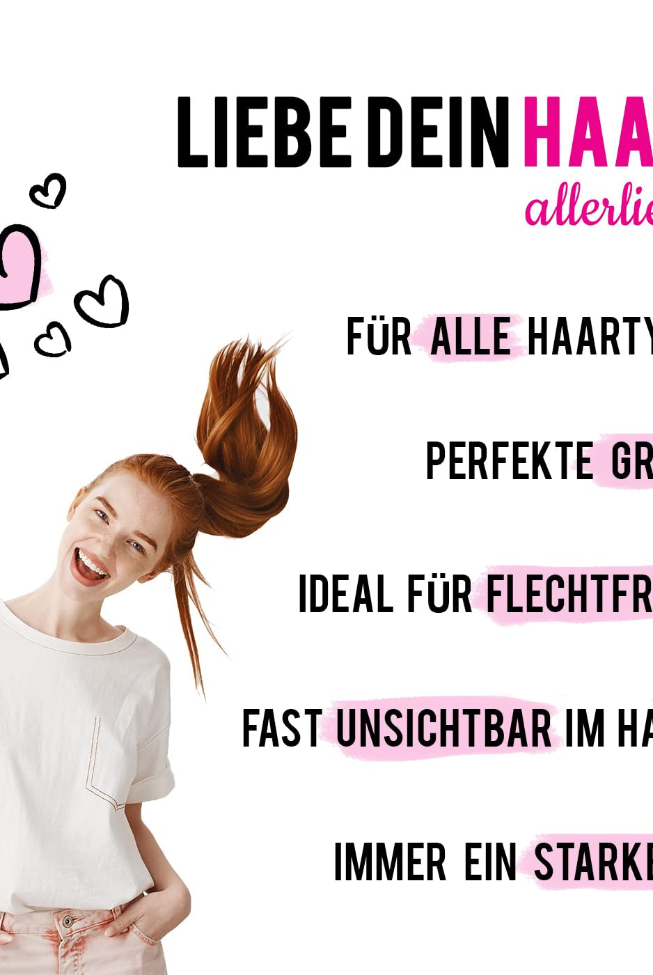 Haargummis mini klein (250 Stück | schwarz | 1cm) - HAARallerliebst