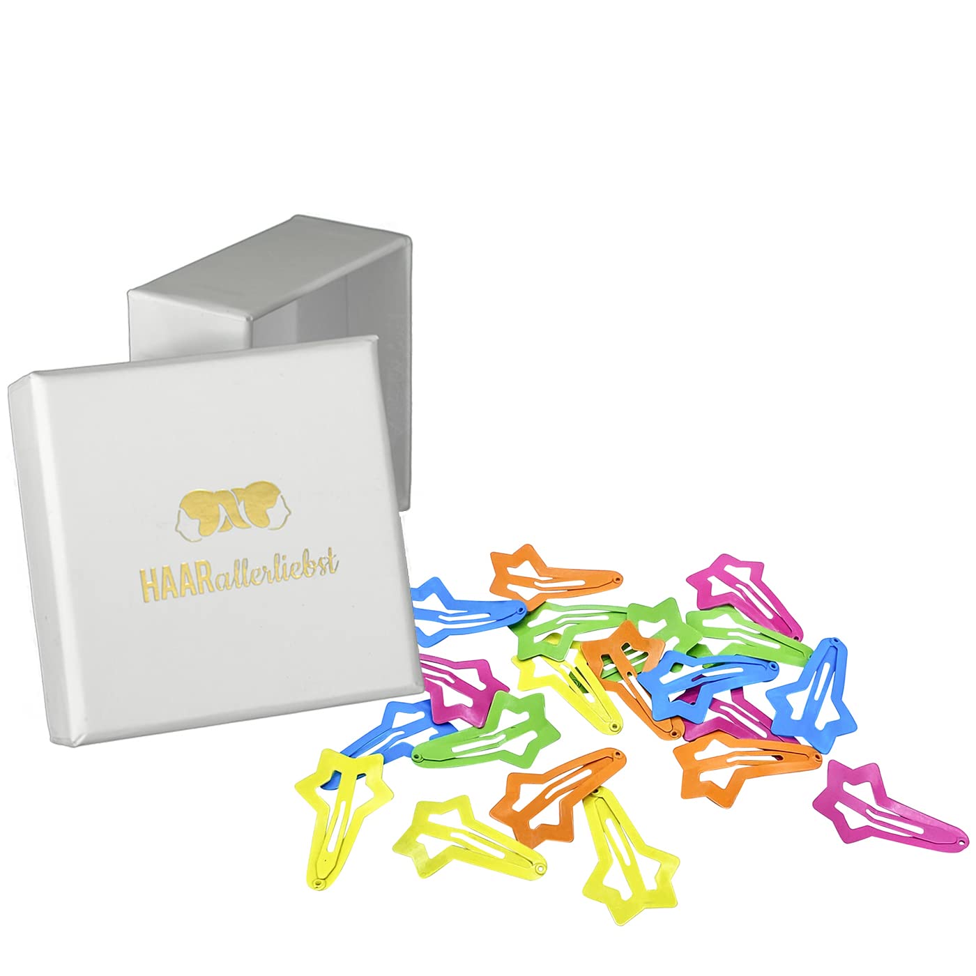 Sterne Haarspangen - (20 Stück | 41mm) - HAARallerliebst