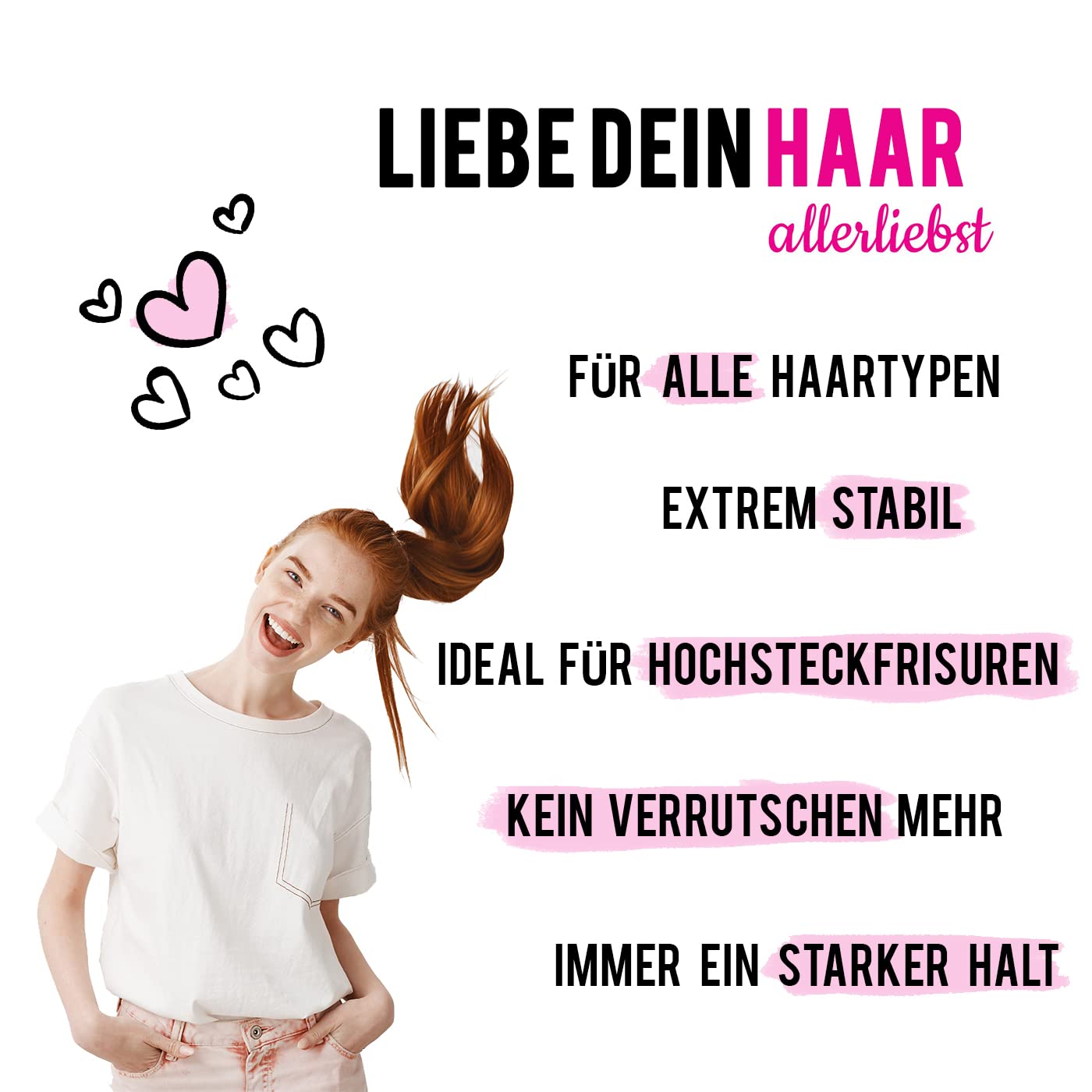 Bobby Pins gedreht (24 Stück | 5cm | (beige, gold, roségold, silber) für ultimativen Halt - HAARallerliebst