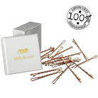 Bobby Pins gedreht (24 Stück | 5cm | (beige, gold, roségold, silber) für ultimativen Halt - HAARallerliebst