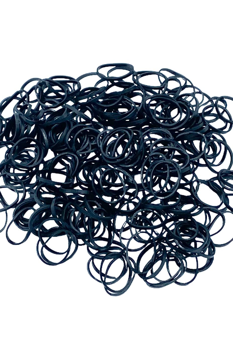 Haargummis mini klein (250 Stück | schwarz | 1cm) - HAARallerliebst