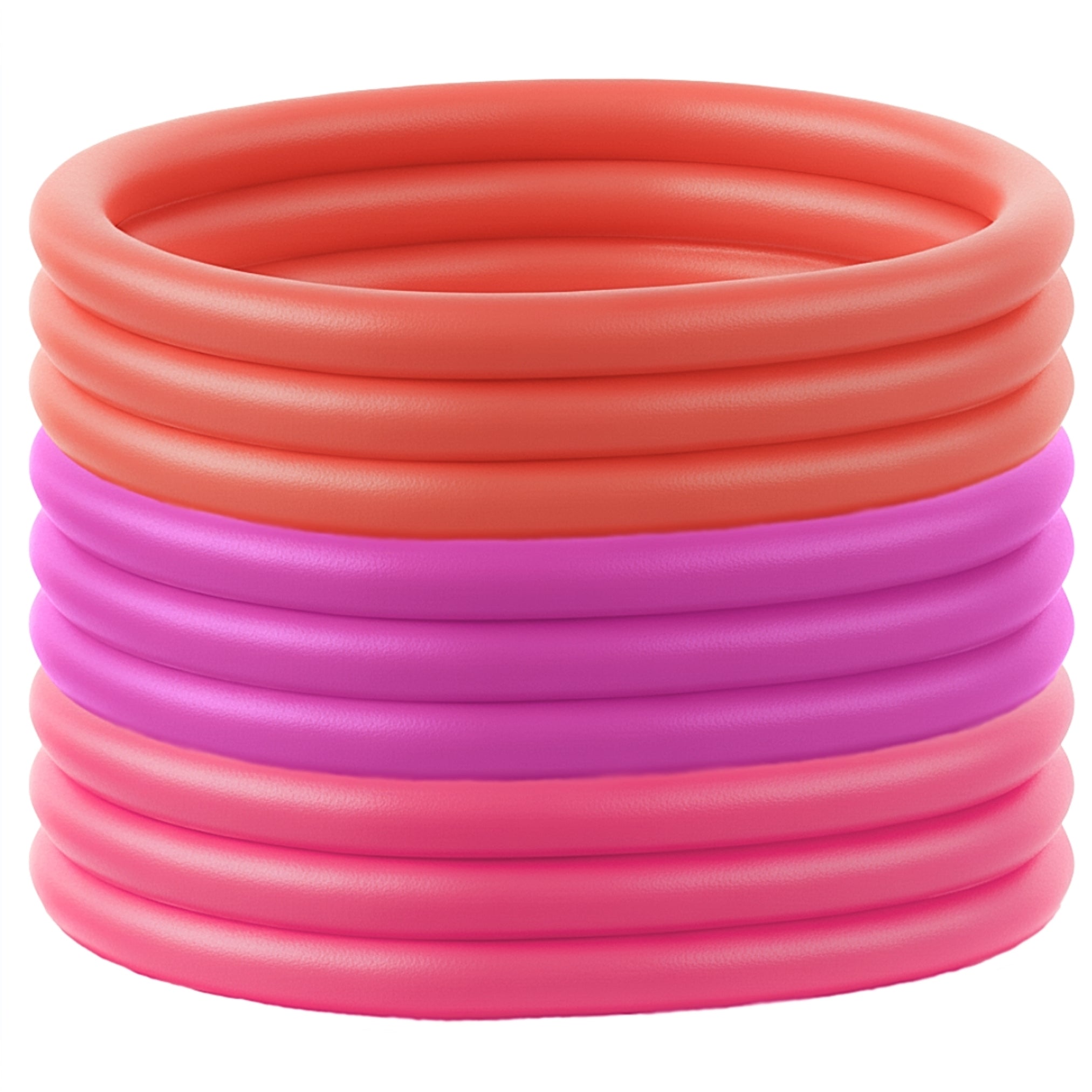 Silikon Haargummis (berry,pink,coralle| 9 Stück) extra starker Halt - HAARallerliebst