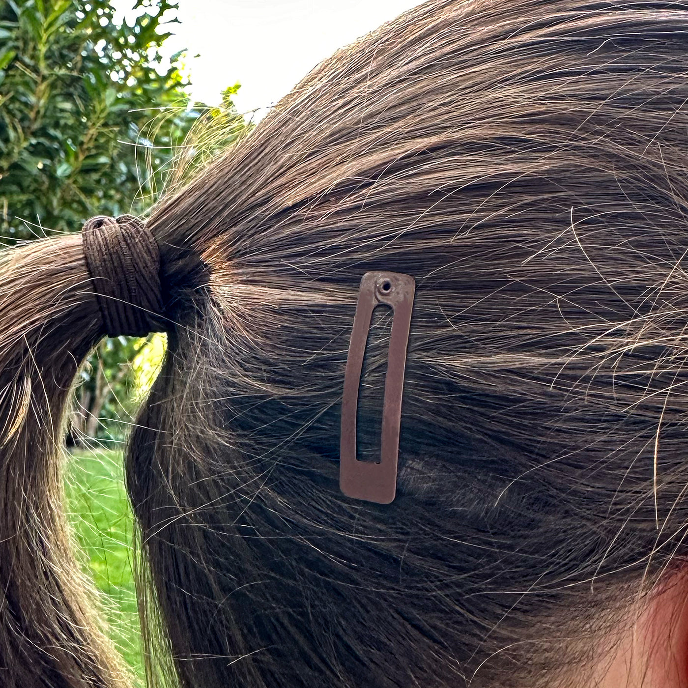 Haarspangen rechteckig (braun | 20 Stück |39mm) - HAARallerliebst