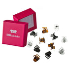 Haarklammern (Transparent Braun Schwarz | 12 Stück | 2cm) - HAARallerliebst