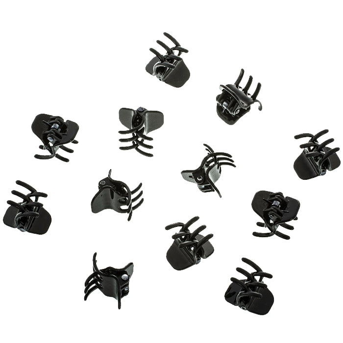 Haarklammer klein (schwarz | 12 Stück | 2cm) - HAARallerliebst