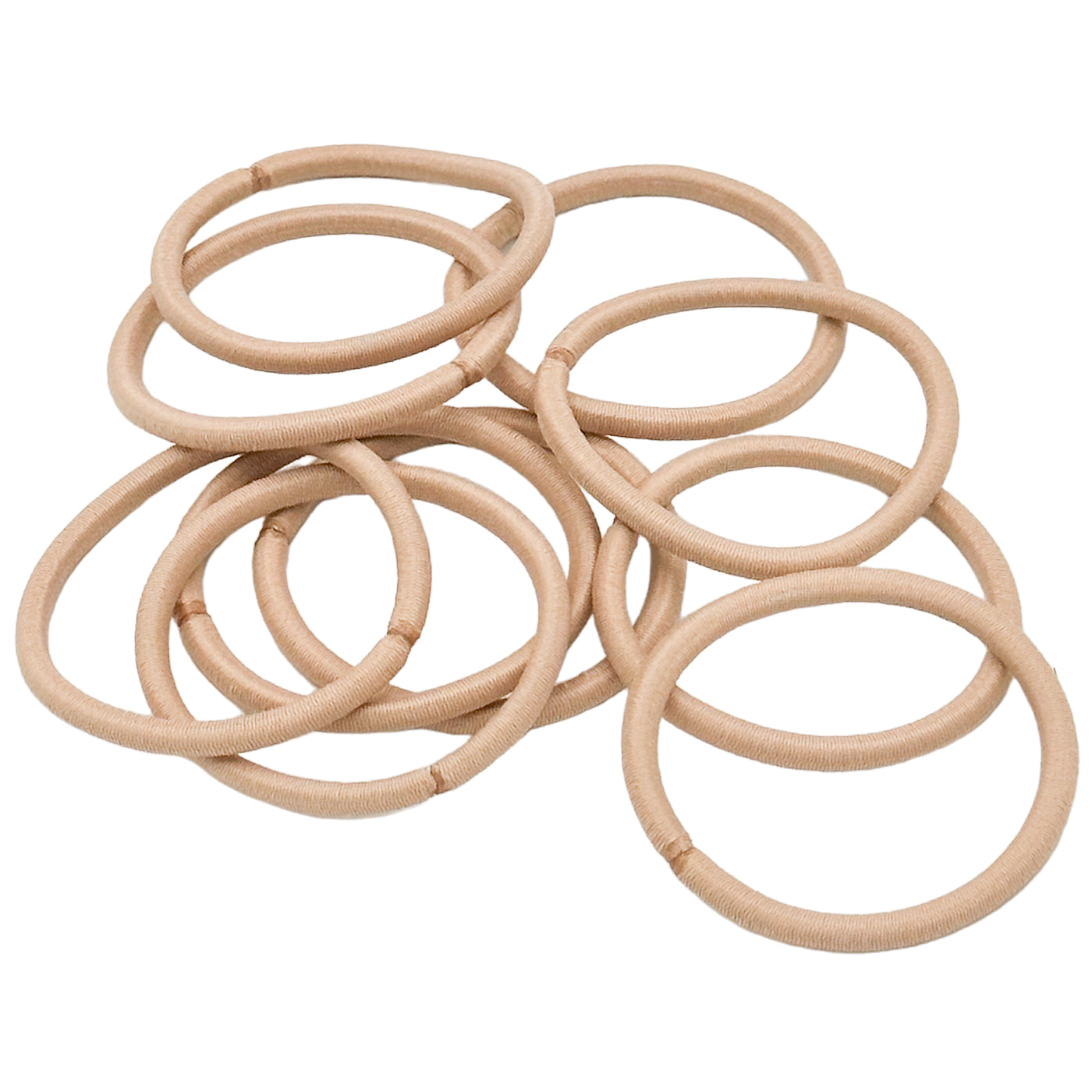 Haargummis blond (verschiedene beigetöne | 20 Stück | 3,5mm dick) - HAARallerliebst