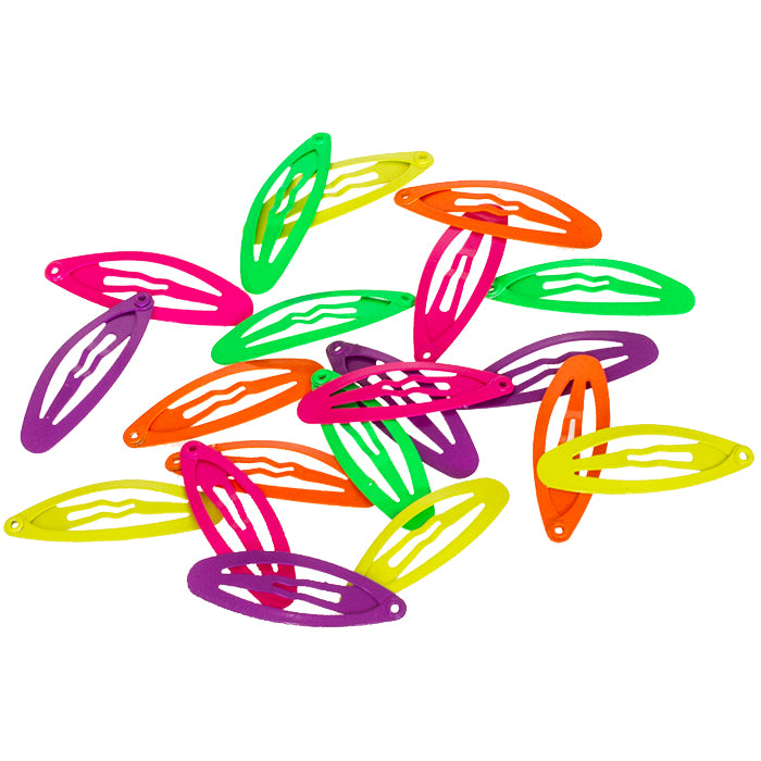 Mini Haarspangen für dünnes Haar (neon | 20 Stück | 37mm) - HAARallerliebst