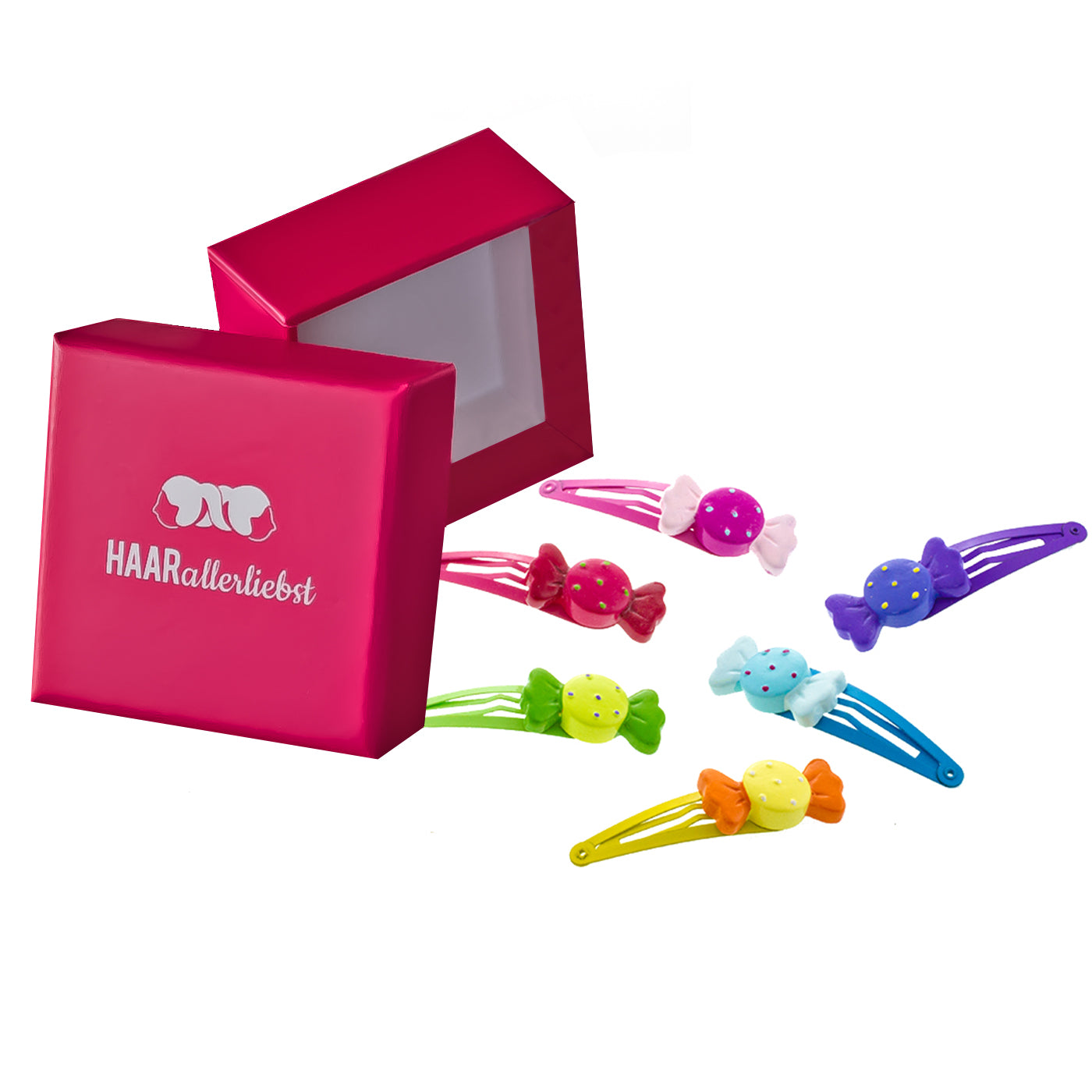 Haarspangen Set Bonbons (bunt | 6 Stück) - HAARallerliebst