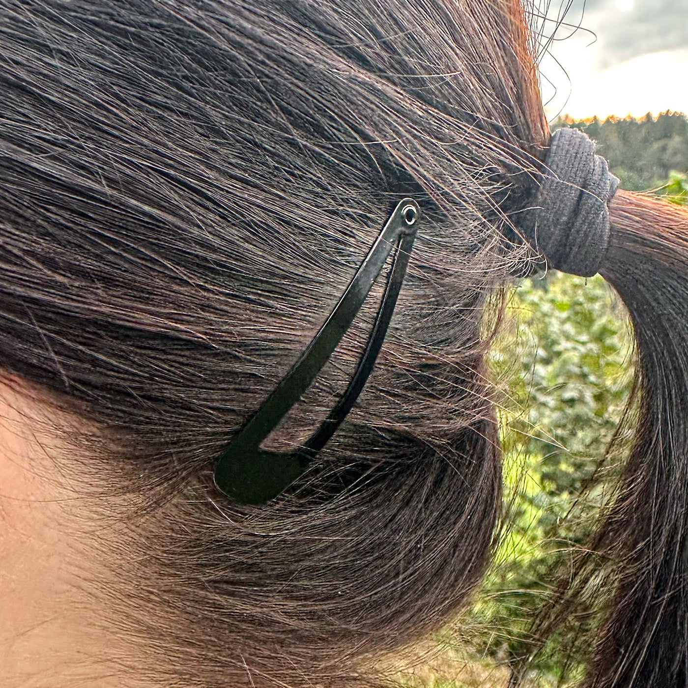 Haarspangen (schwarz | 20 Stück | 5cm) - HAARallerliebst