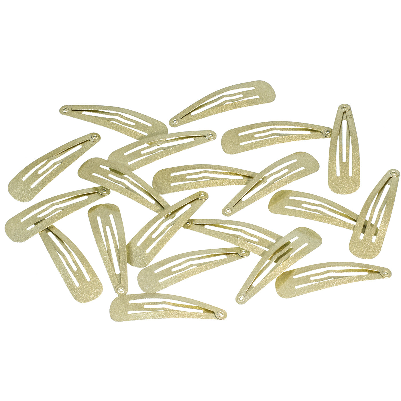 Goldene Haarspange (schimmernd | 20 Stück | 5cm) - HAARallerliebst