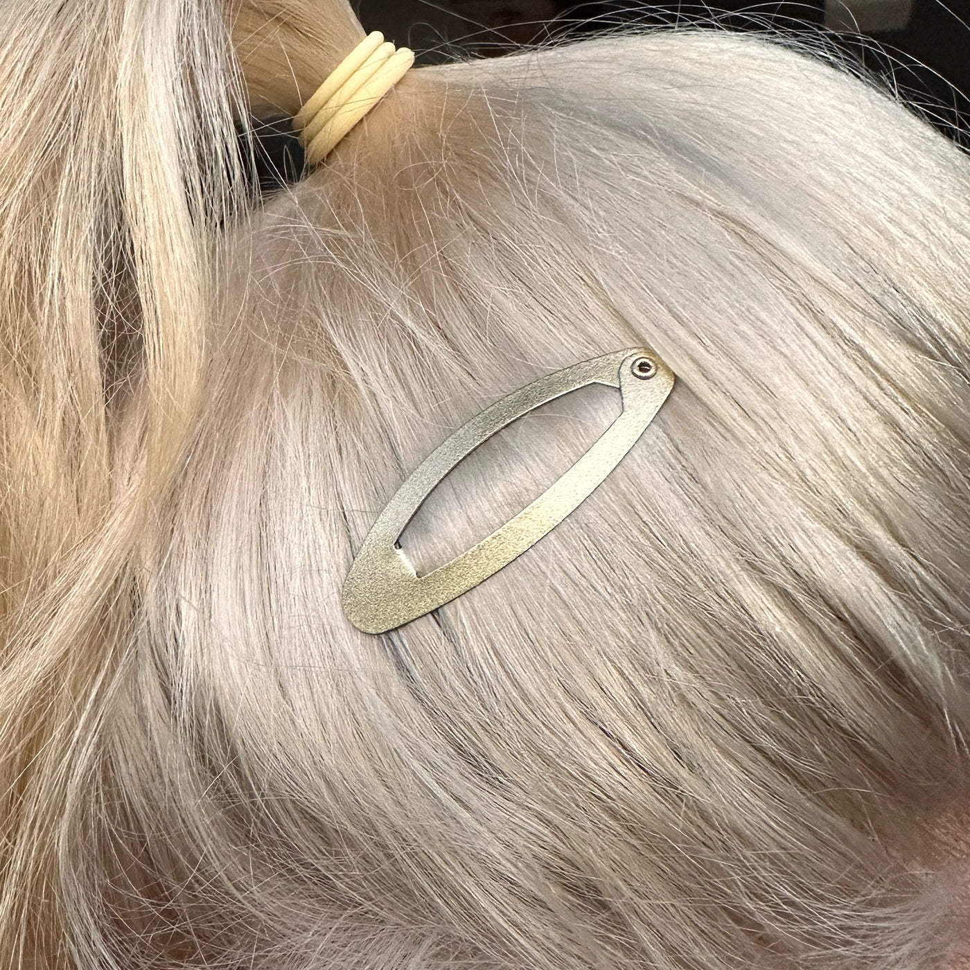 Haarspangen Oval (Gold Schimmernd | 20 Stück | 5cm) - HAARallerliebst