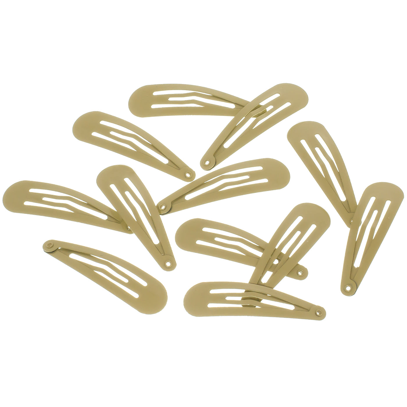 Haarspangen MORE GRIP (beige | 12 Stück | Anti Rutsch Beschichtung) - HAARallerliebst