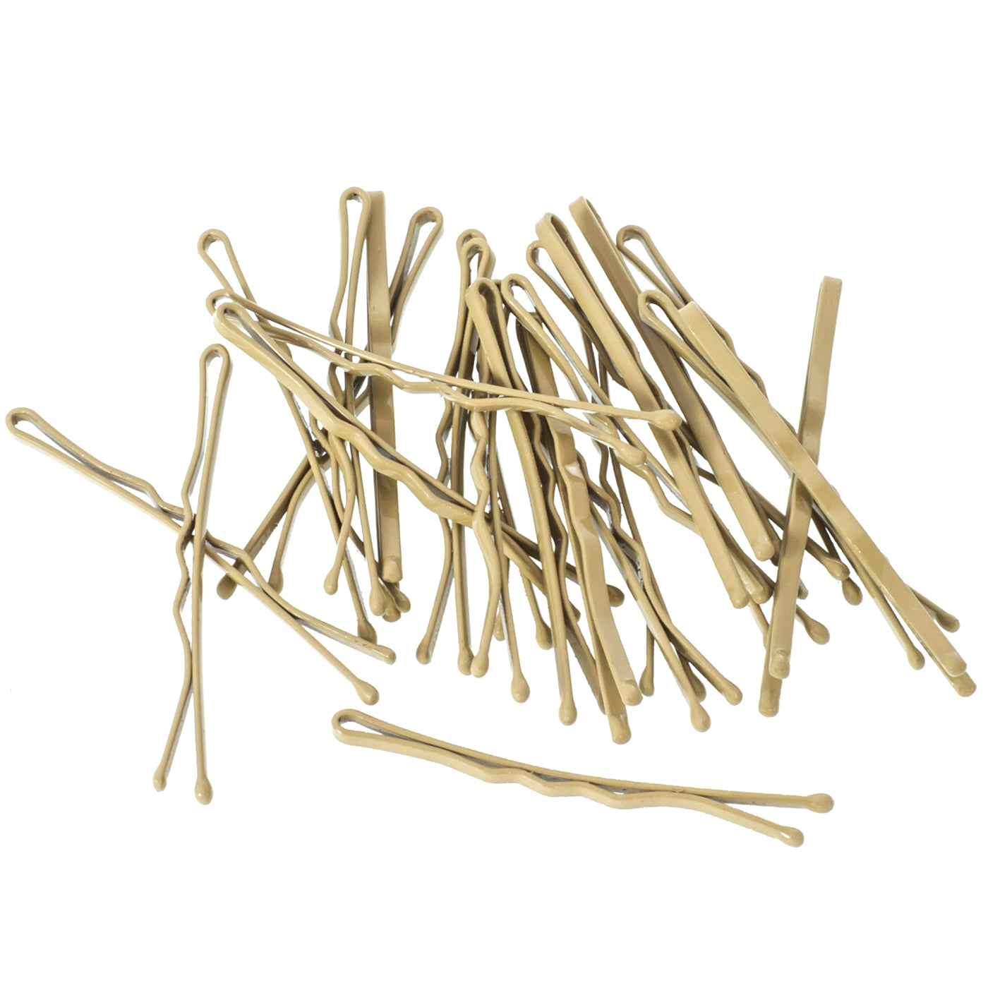 Bobby Pins MORE GRIP (beige | 24 Stück | 5cm | Anti Rutsch Beschichtung) - HAARallerliebst