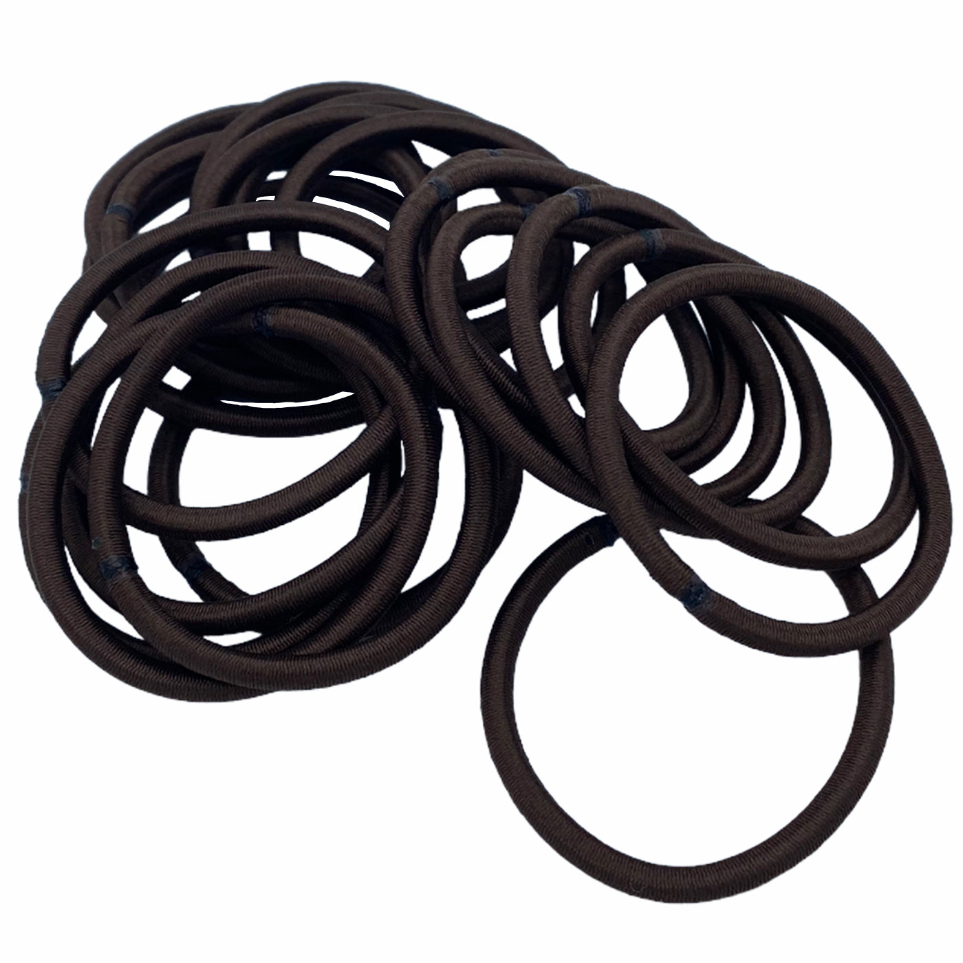 Haargummis (braun | 20 Stück | 4,5mm dick) - HAARallerliebst