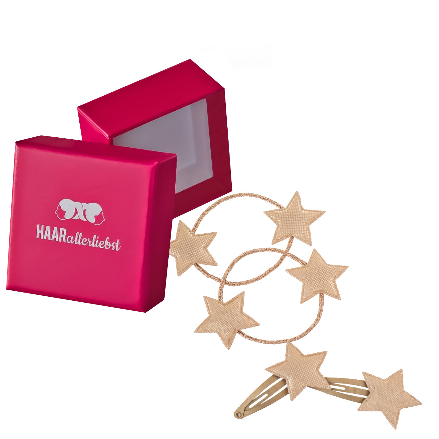 Haarschmuck Set Sterne (gold | 4 Stück) - HAARallerliebst