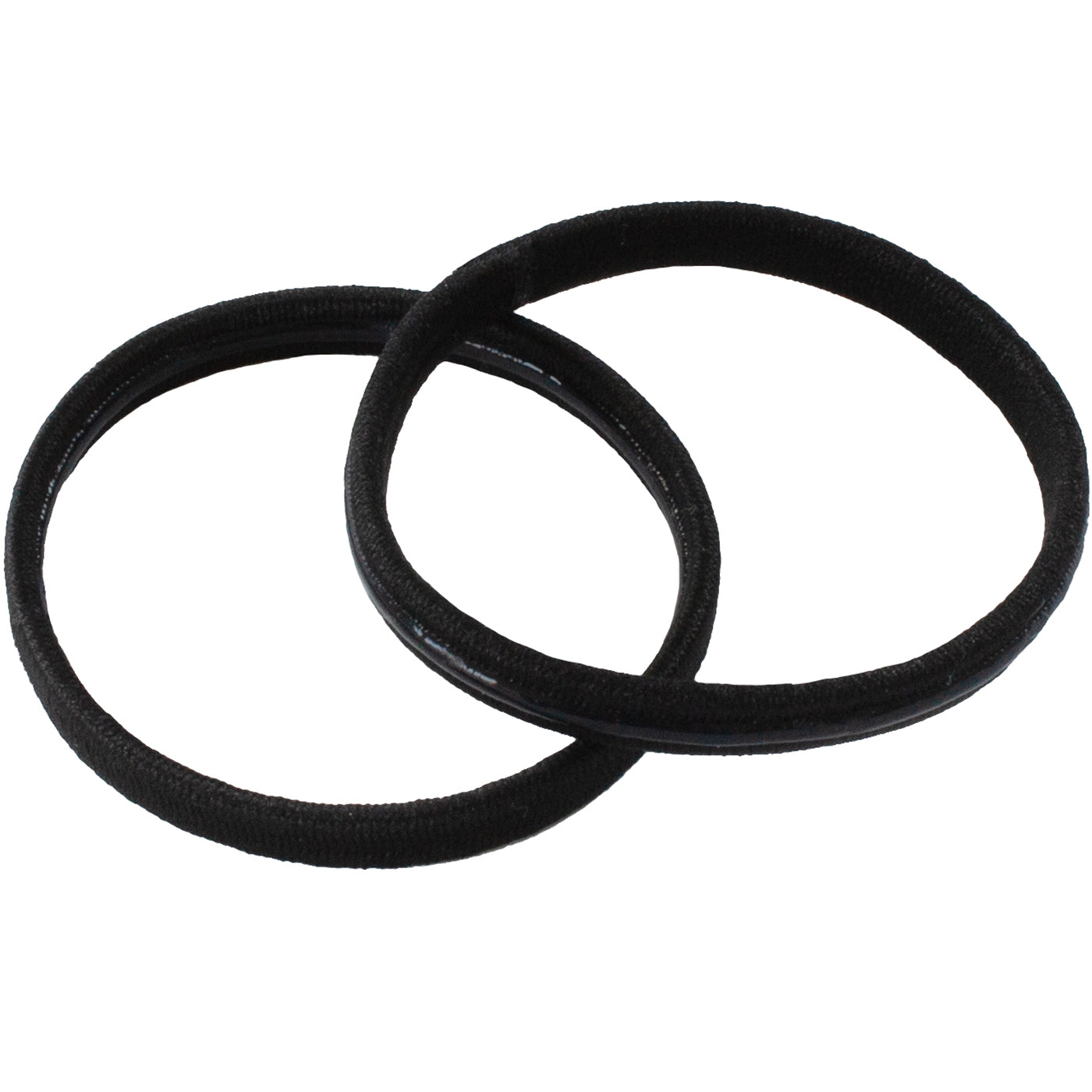 Haargummis mit Gummihaftung (schwarz | 12 Stück | 5mm breit) - HAARallerliebst