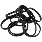 Haargummi mit Gummihaftung (schwarz | 12 Stück | 5mm breit) - HAARallerliebst