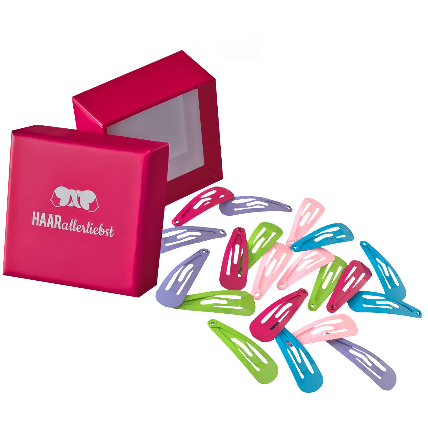 Haarspangen mini (bunt | 20 Stück | 30mm) - HAARallerliebst