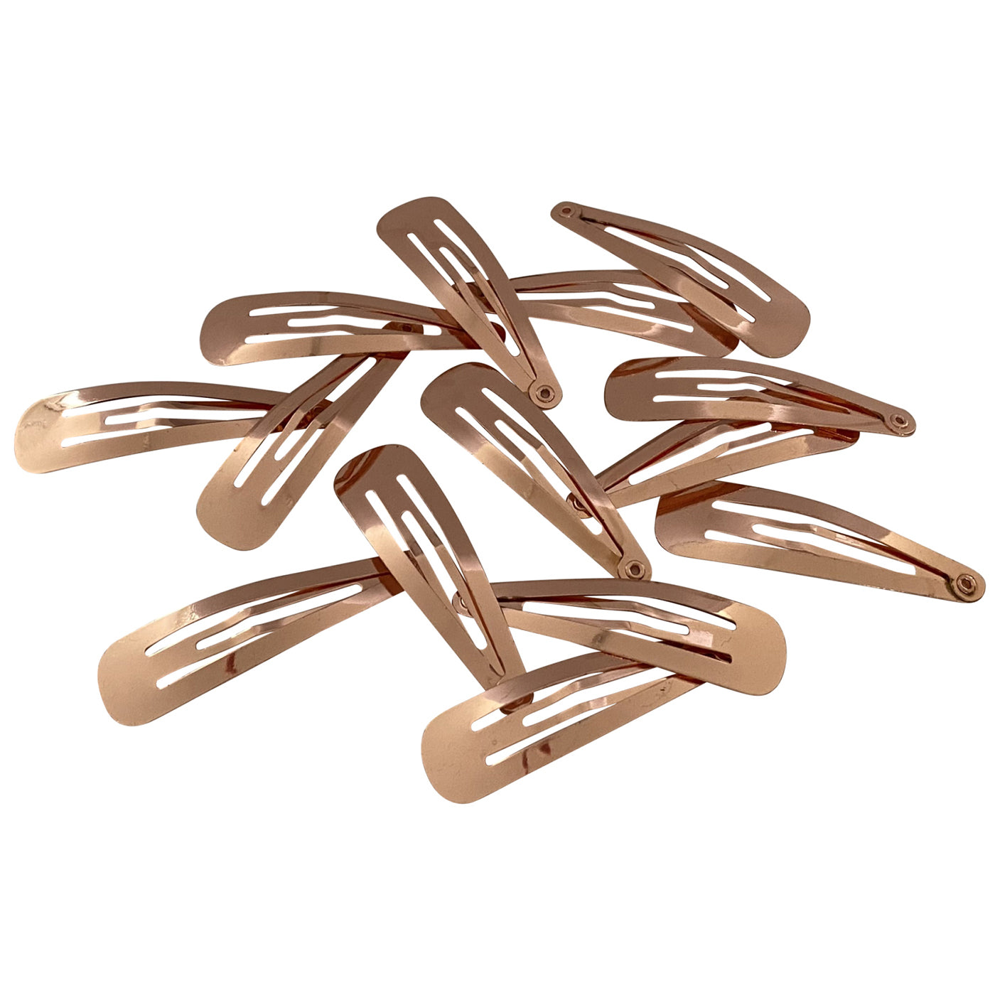 Haarspange rosegold (glänzend | 14 Stück | 5cm) - HAARallerliebst