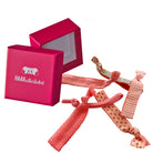 Haargummis Armbänder (lachsfarben | 6 Stück) pinke Box - HAARallerliebst