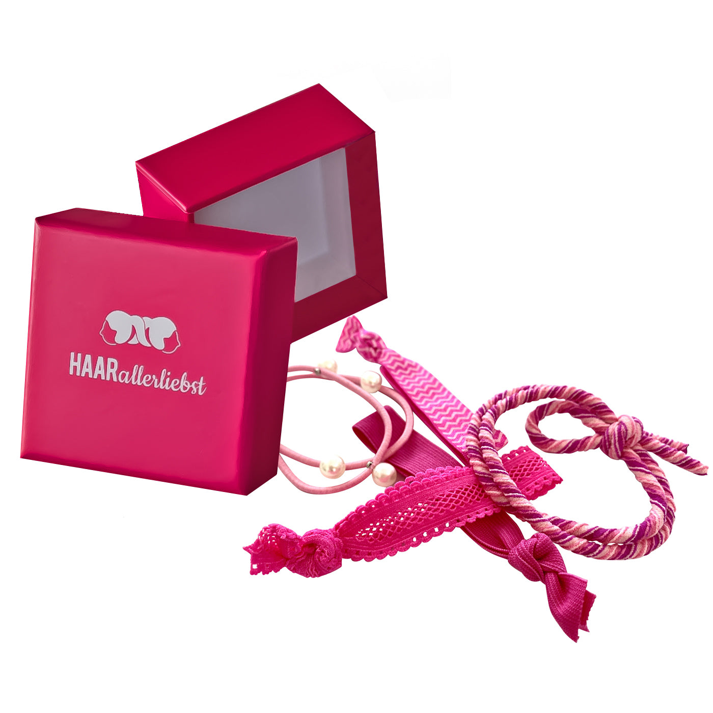 Haargummis Armbänder (pink | 5 Stück) - HAARallerliebst
