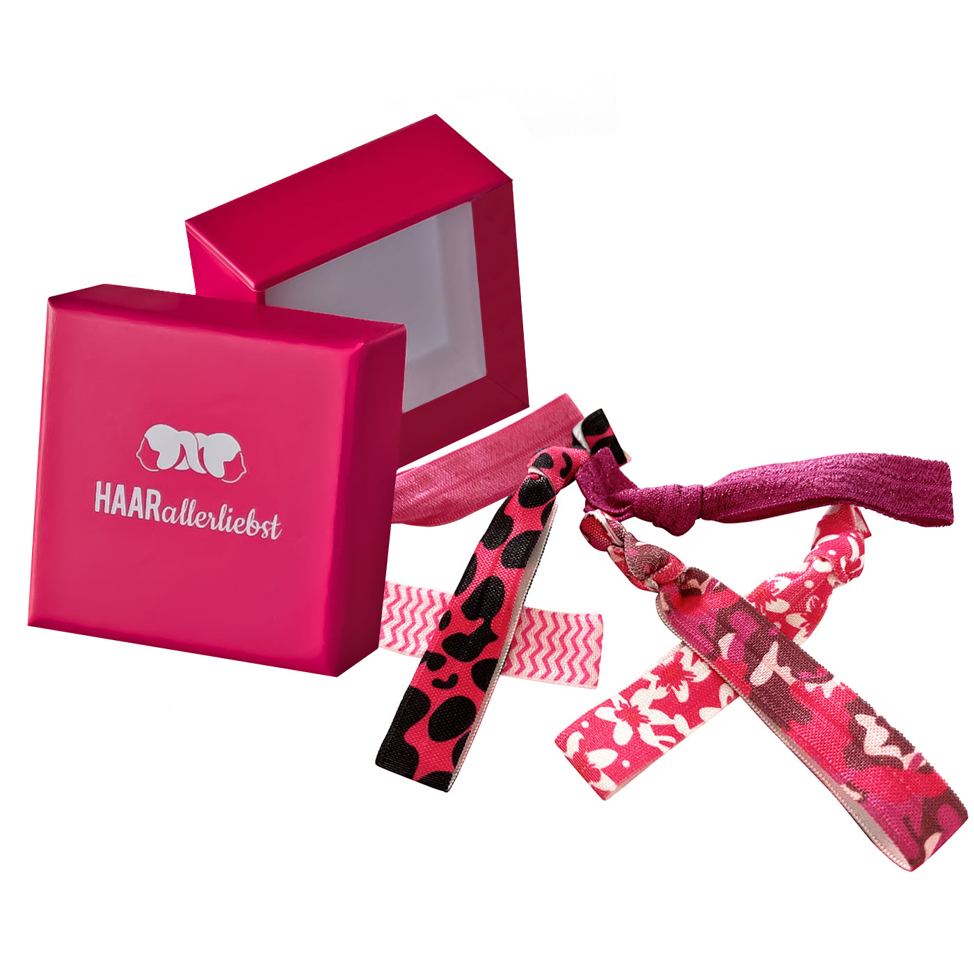 Haargummis Armbänder (pink | 6 Stück) - HAARallerliebst