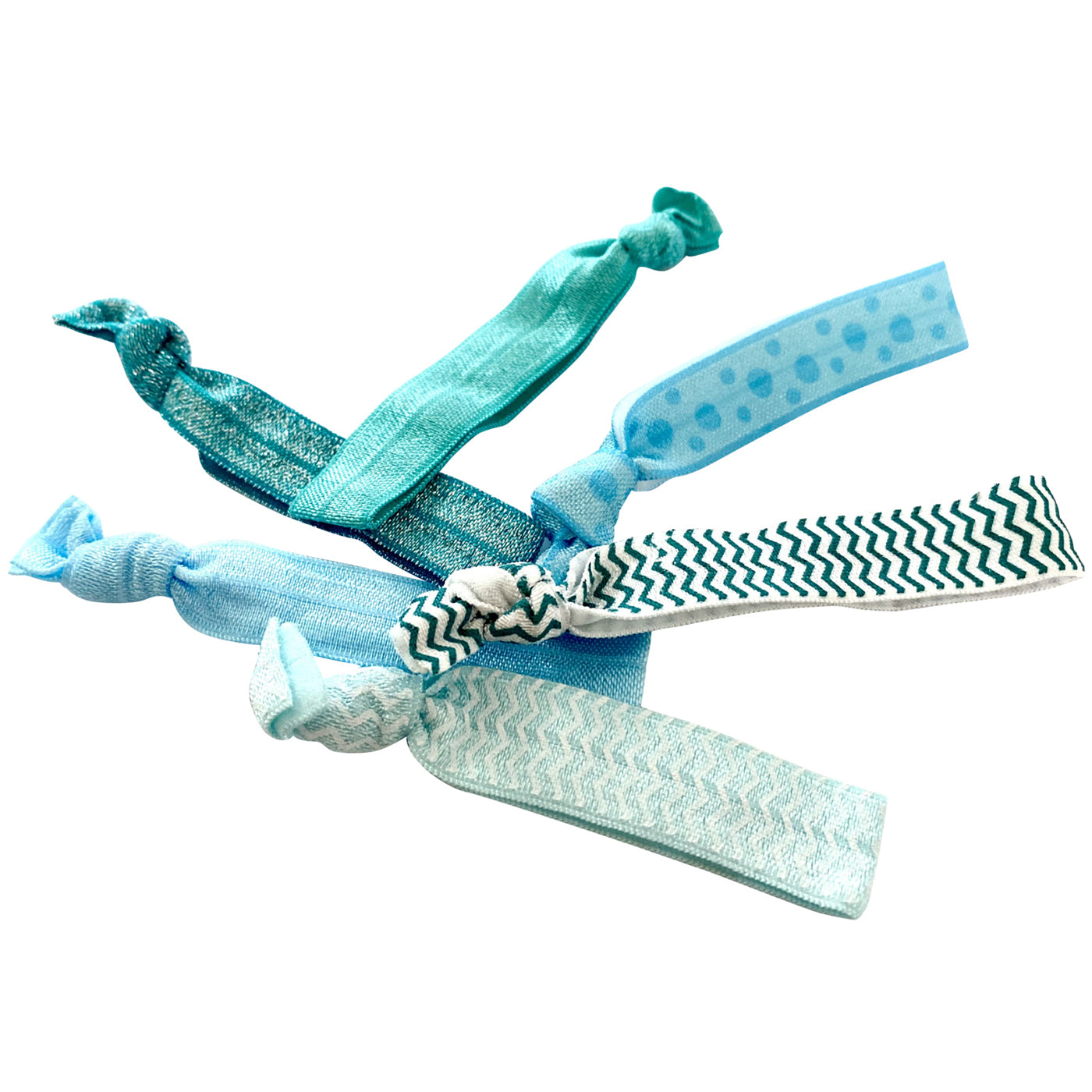 Armbänder Haargummi (türkis | 6 Stück) - HAARallerliebst
