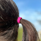 Silikon Haargummis (Pink Coralle Bordeaux | 9 Stück) extra starker Halt - HAARallerliebst