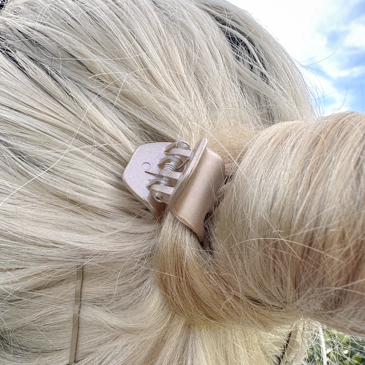 Haarklammer klein (gold schimmernd | 12 Stück | 2cm) Frisur - HAARallerliebst