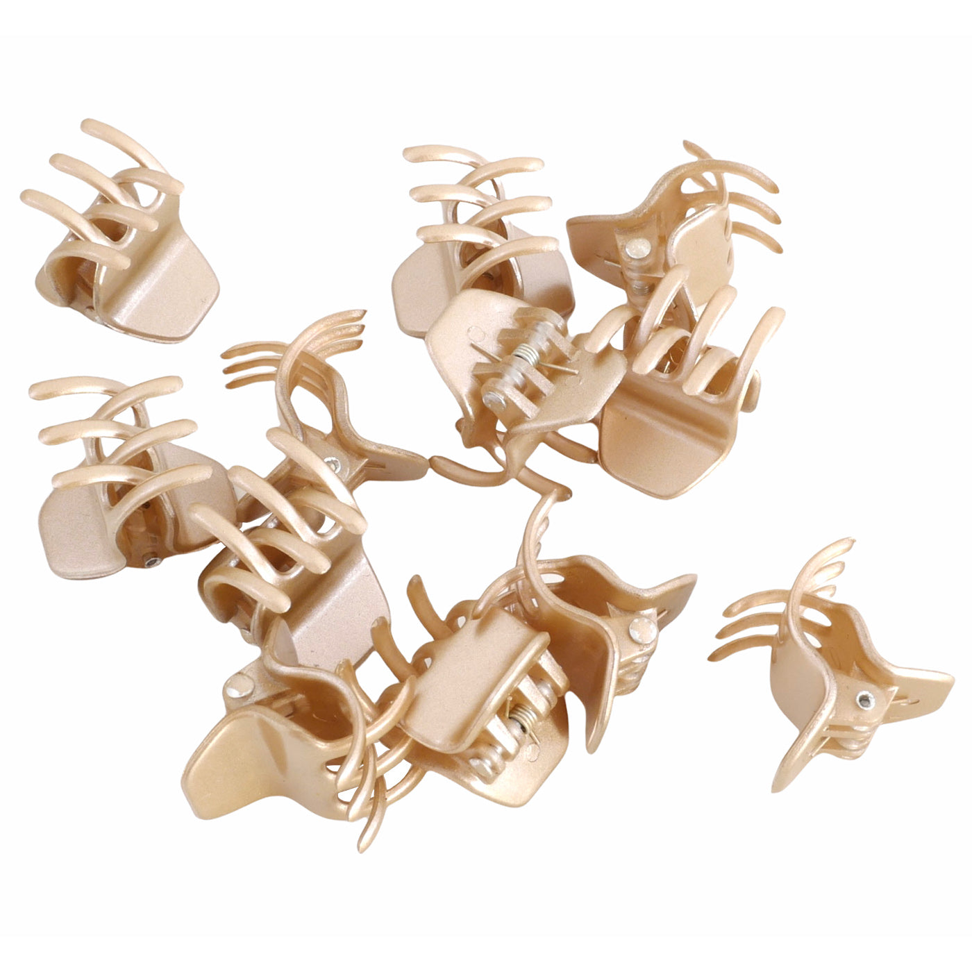 Haarklammer klein (gold schimmernd | 12 Stück | 2cm) - HAARallerliebst