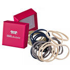 Haargummis weich (hautfarbe, grau, blau, gold | 20 Stück | 5cm) - HAARallerliebst