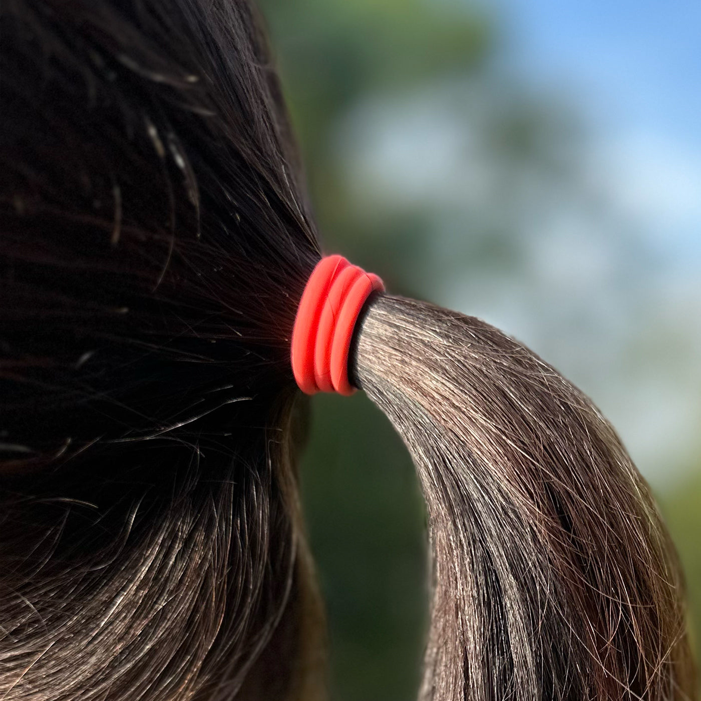 Silikon Haargummis (Pink Coralle Bordeaux | 9 Stück) extra starker Halt - HAARallerliebst