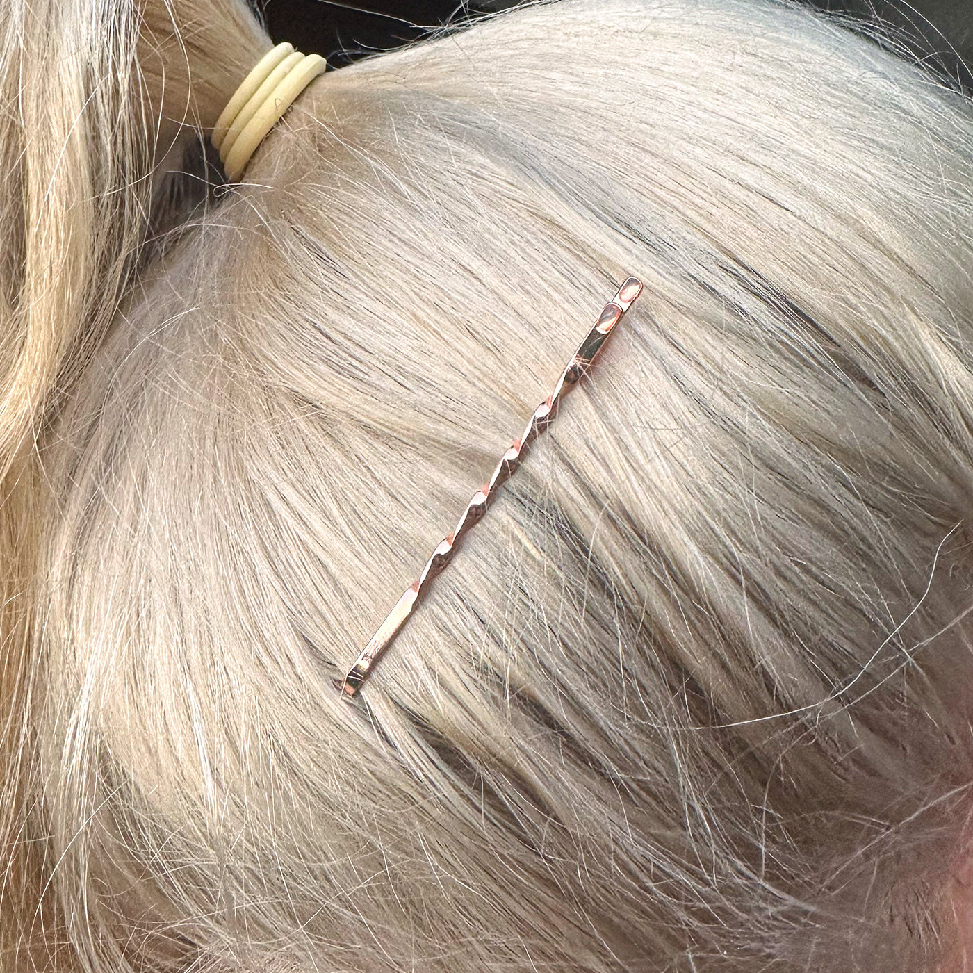 Bobby Pins gedreht (24 Stück | 5cm | (beige, gold, roségold, silber) für ultimativen Halt roségold - HAARallerliebst