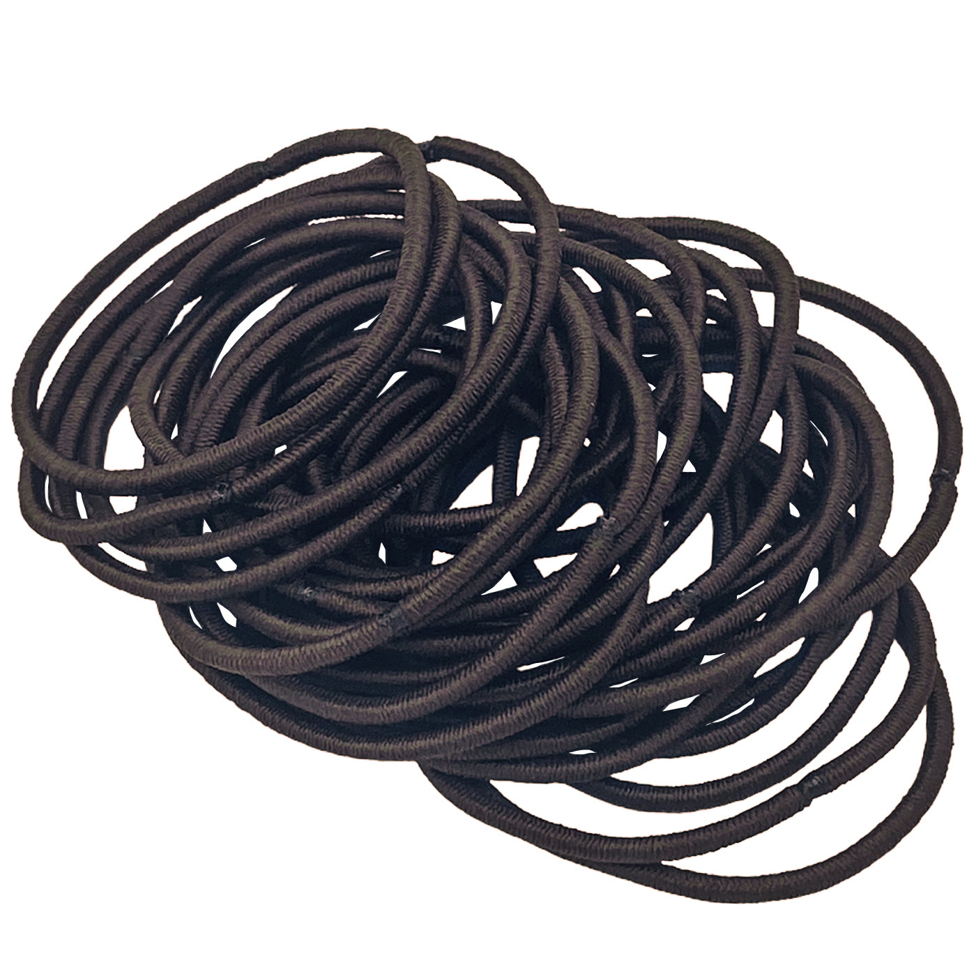 dünne Haargummis (braun | 30 Stück | 1,5mm) - HAARallerliebst