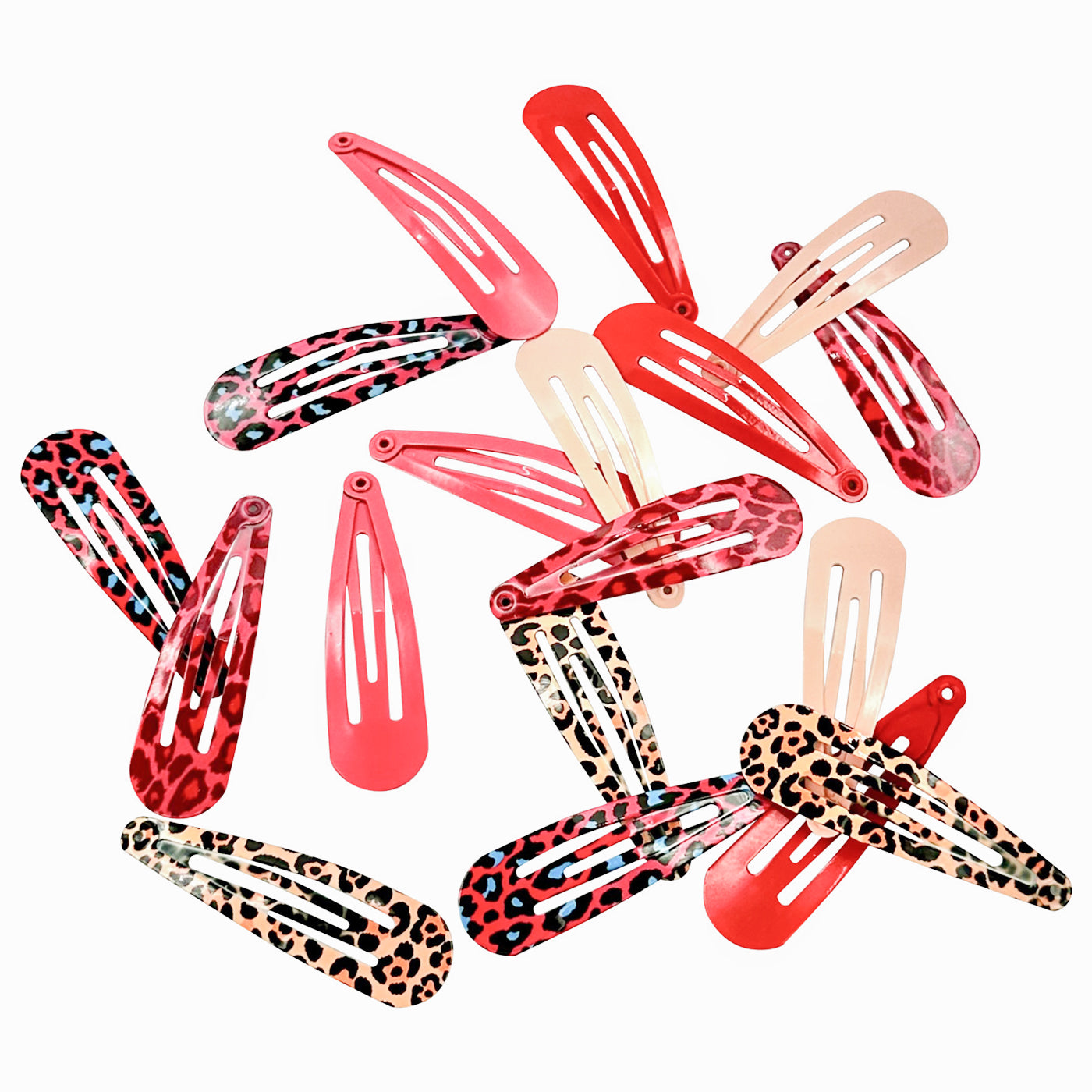 Haarspange Leo (Pink| 18 Stück | 5cm) - HAARallerliebst