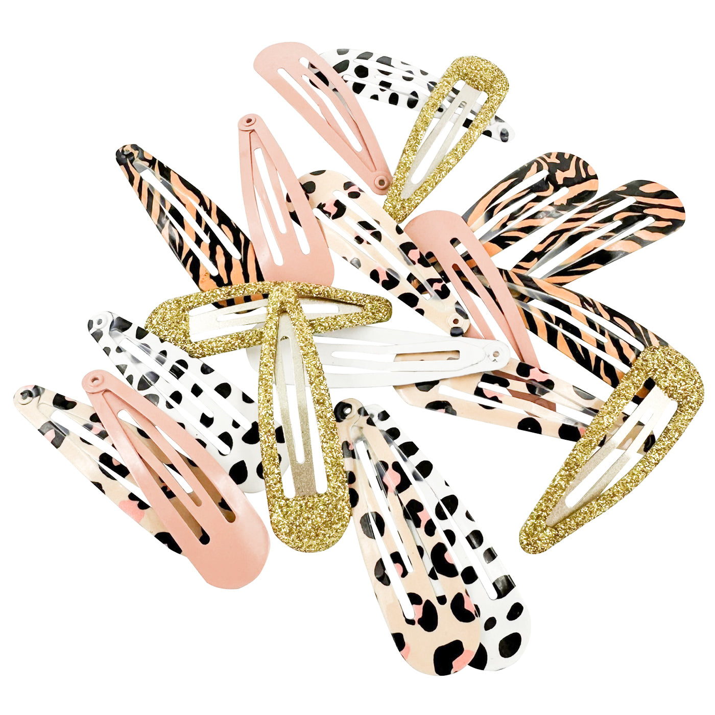 Haarspange Leo Set (Animal Gold | 20 Stück | 5cm) - HAARallerliebst