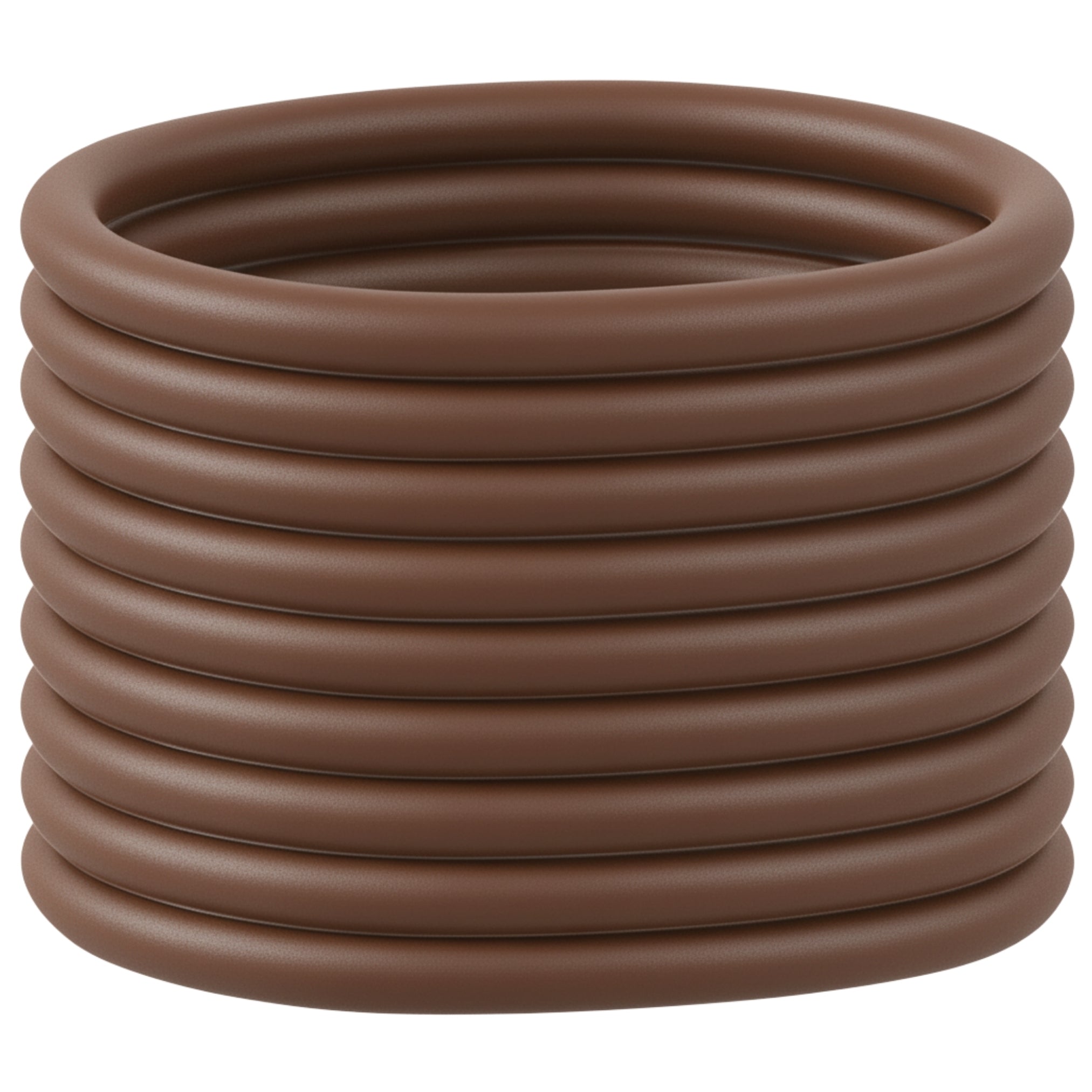 Silikon Haargummis (braun | 9 Stück) extra starker Halt - HAARallerliebst