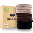 Haarallerliebst Haargummi Damen 30er Set – Haargummis soft ohne Metall aus Bio-Baumwolle & Naturkautschuk - HAARallerliebst