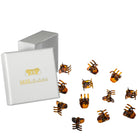 Haarklammern (braun | 12 Stück | 2cm) - HAARallerliebst