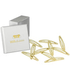 Haarspangen Oval (gold schimmernd | 10 Stück | 6cm) - HAARallerliebst