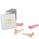 Haarspangen Set Einhörner (rosa Glitzer | 4 Stück) - HAARallerliebst