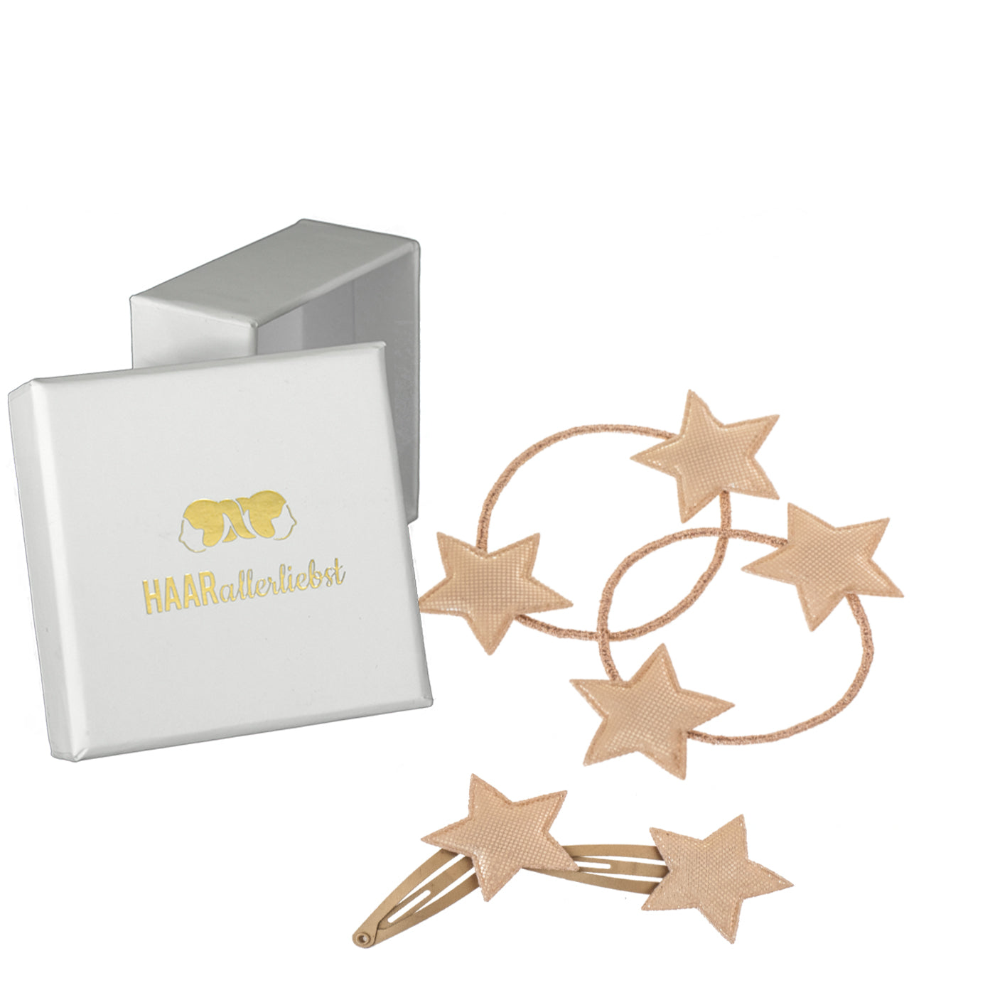 Haarschmuck Set Sterne (gold | 4 Stück) - HAARallerliebst