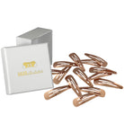 Haarspangen (roségold glänzend | 14 Stück | 5cm) - HAARallerliebst