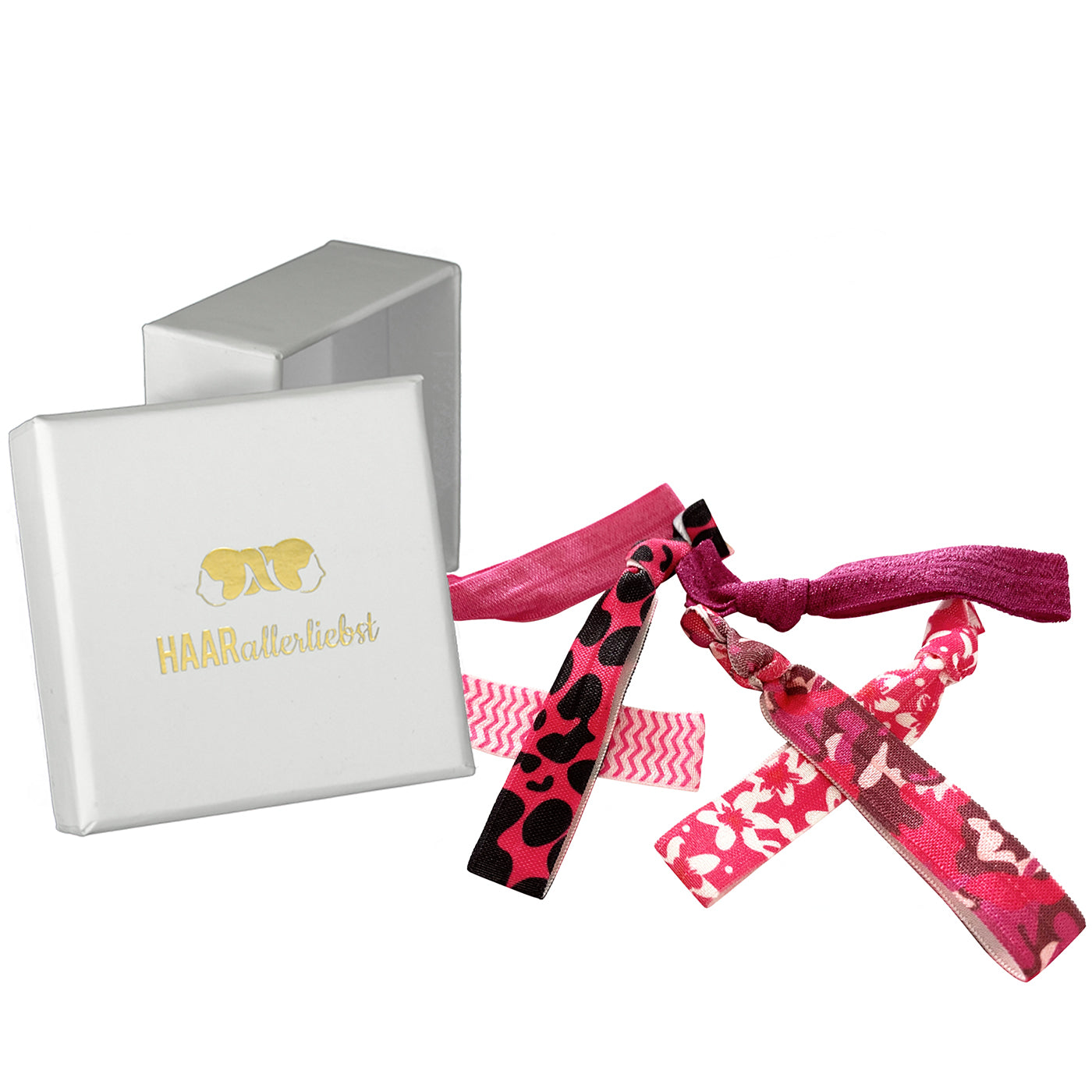 Haargummis Armbänder (pink | 6 Stück) - HAARallerliebst