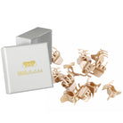 Haarklammern (gold schimmernd | 12 Stück | 2cm) - HAARallerliebst